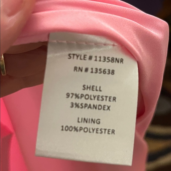 Anthropologie Hutch Satin Maxi Slip Dress NWT Pink and Fuchsia Size Large - Picture 11 of 13